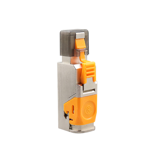Cat8 FTP Toolless RJ45 Field Termination Plug mit Sperre
