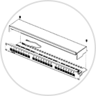 Netzwerk-Patchpanel
