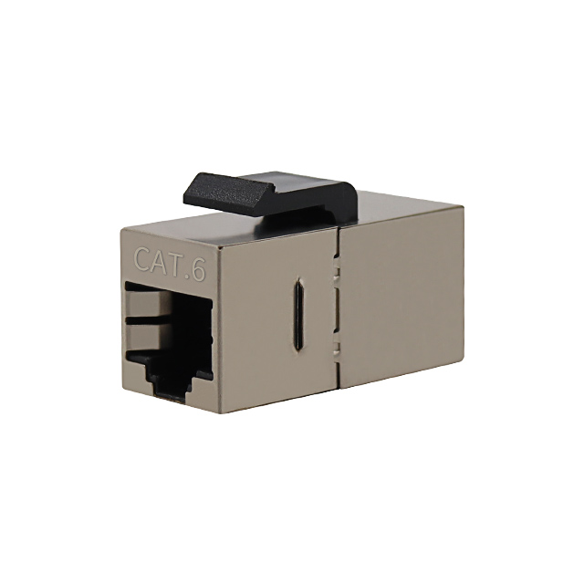 Cat6 abgeschirmt 180 Grad RJ45 Female Keystone Jack Inline -Koppler
