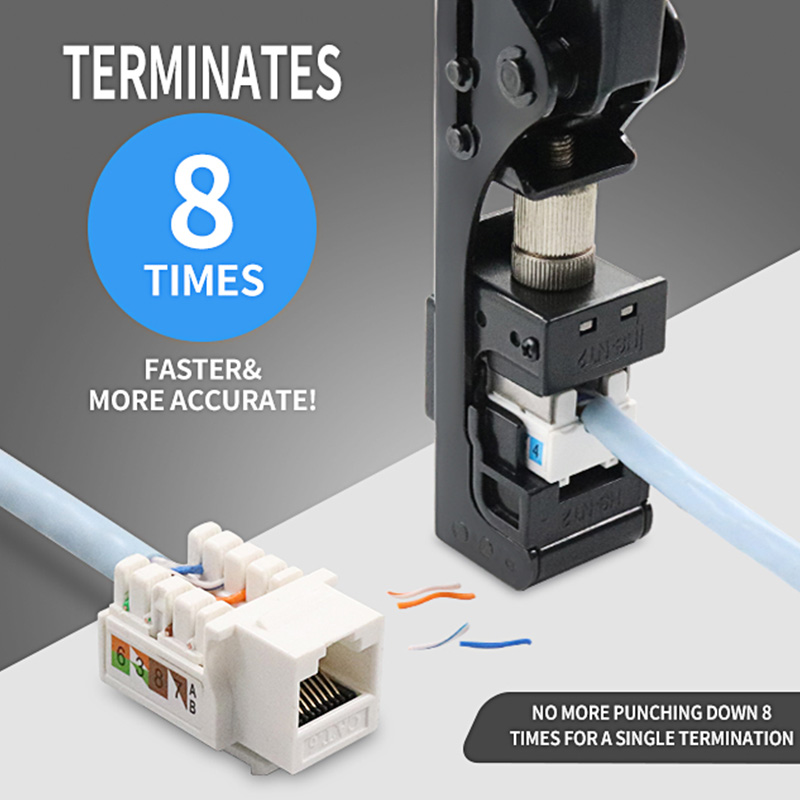 RJ45 Keystone Jack Punch Down Speed ​​Termination Tool für 90 Grad PX-T-FN